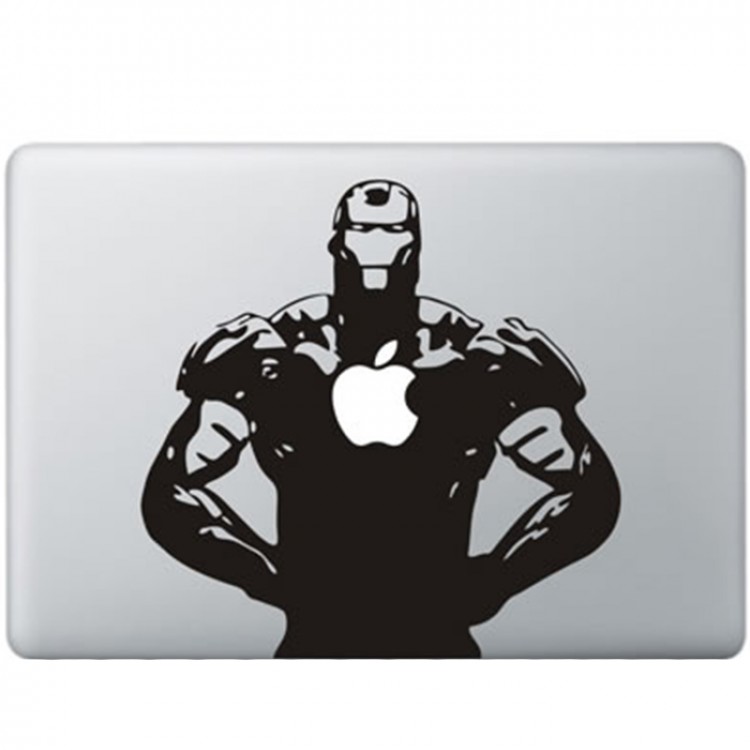 Iron Man MacBook Aufkleber Schwarz MacBook Aufkleber
